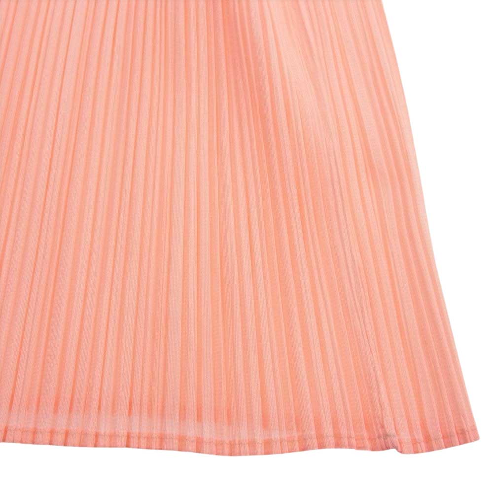 PLEATS PLEASE プリーツプリーズ イッセイミヤケ PP06-JH520 00s 2000 Vintage プリーツ加工 パフェ デザート プリント ノースリーブ ロング ワンピース  ピンク系 表記サイズ無【中古】