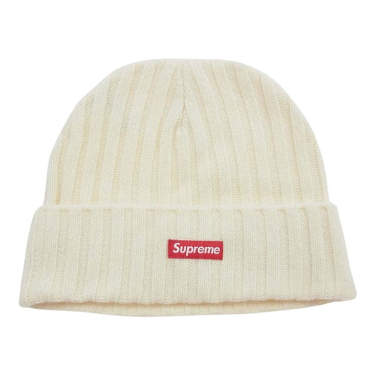 Supreme シュプリーム 20AW Cashmere Beanie Box Logo カシミヤ ビーニー ニット キャップ オフホワイト系【中古】