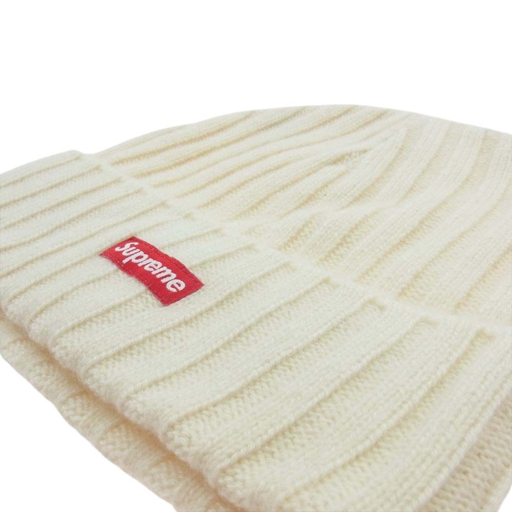 Supreme シュプリーム 20AW Cashmere Beanie Box Logo カシミヤ ビーニー ニット キャップ オフホワイト系【中古】