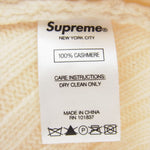 Supreme シュプリーム 20AW Cashmere Beanie Box Logo カシミヤ ビーニー ニット キャップ オフホワイト系【中古】