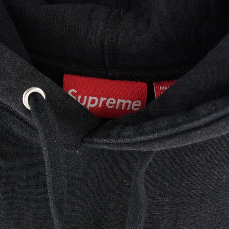 Supreme シュプリーム 17AW  Box Logo Hooded Sweatshirt ボックス ロゴ  フーデッド スウェット シャツ パーカー ブラック  ブラック系 M【中古】