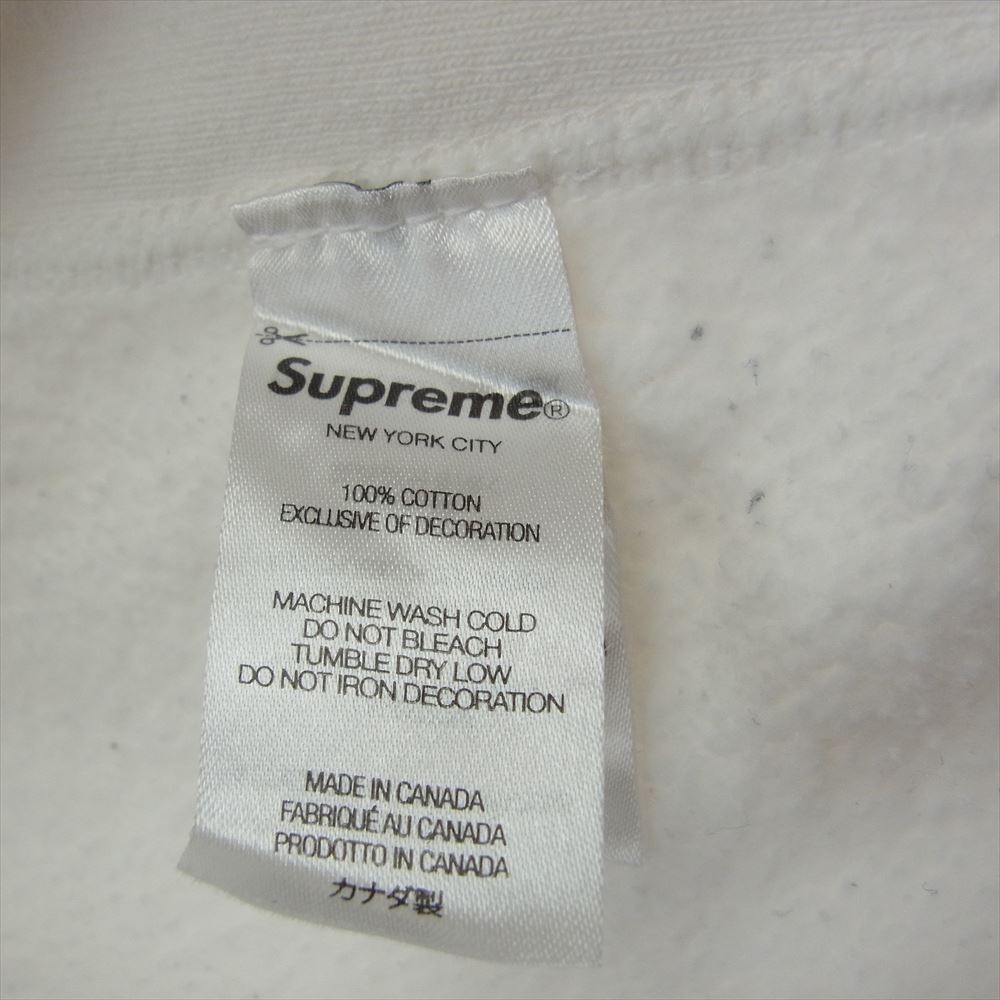 Supreme シュプリーム 21AW  Box Logo Hooded Sweatshirt ボックス ロゴ  フーデッド スウェット シャツ パーカー ホワイト ホワイト系 L【中古】