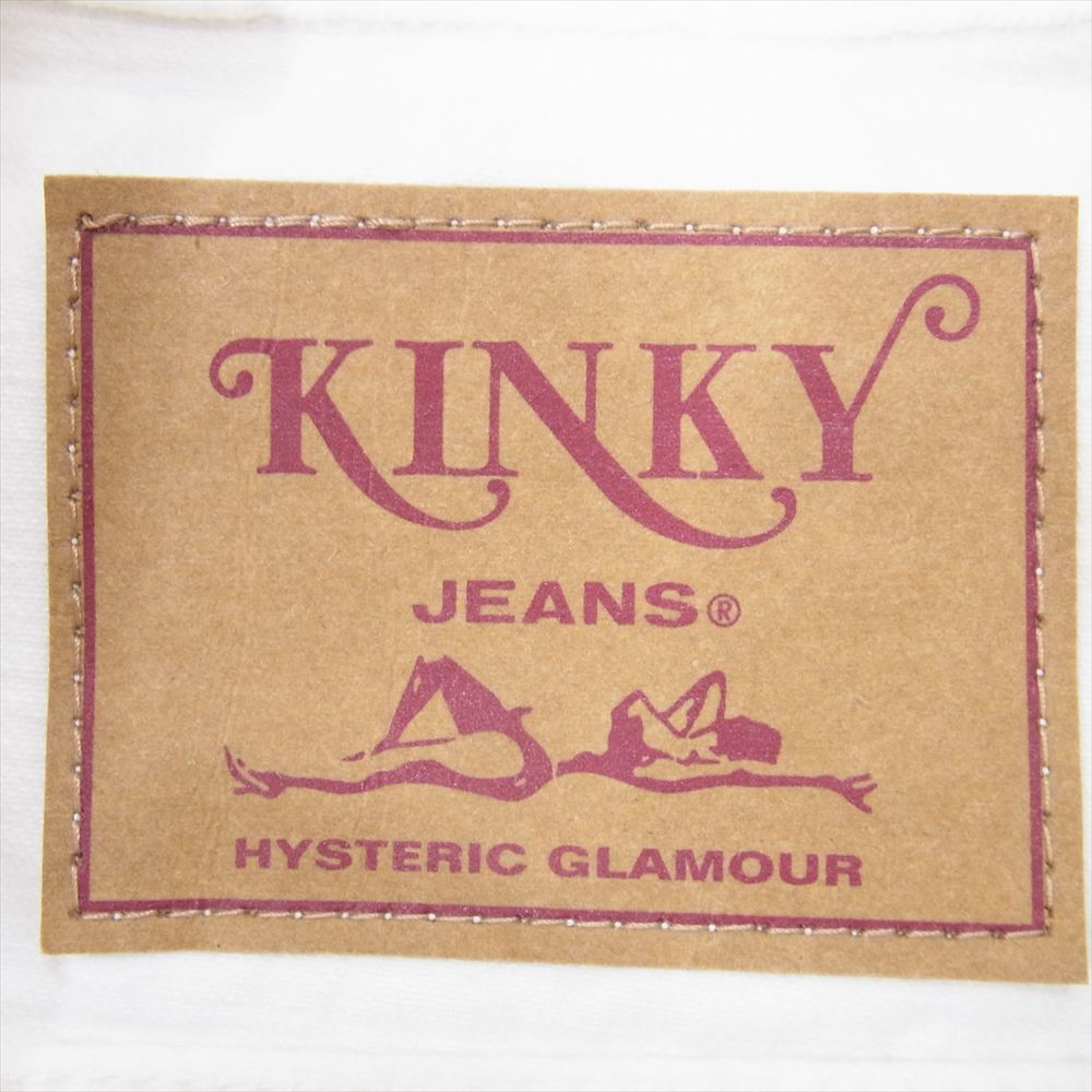 HYSTERIC GLAMOUR ヒステリックグラマー 02223AB15 KINKY JEANS ホワイト デニム ジャケット ホワイト系 S【中古】