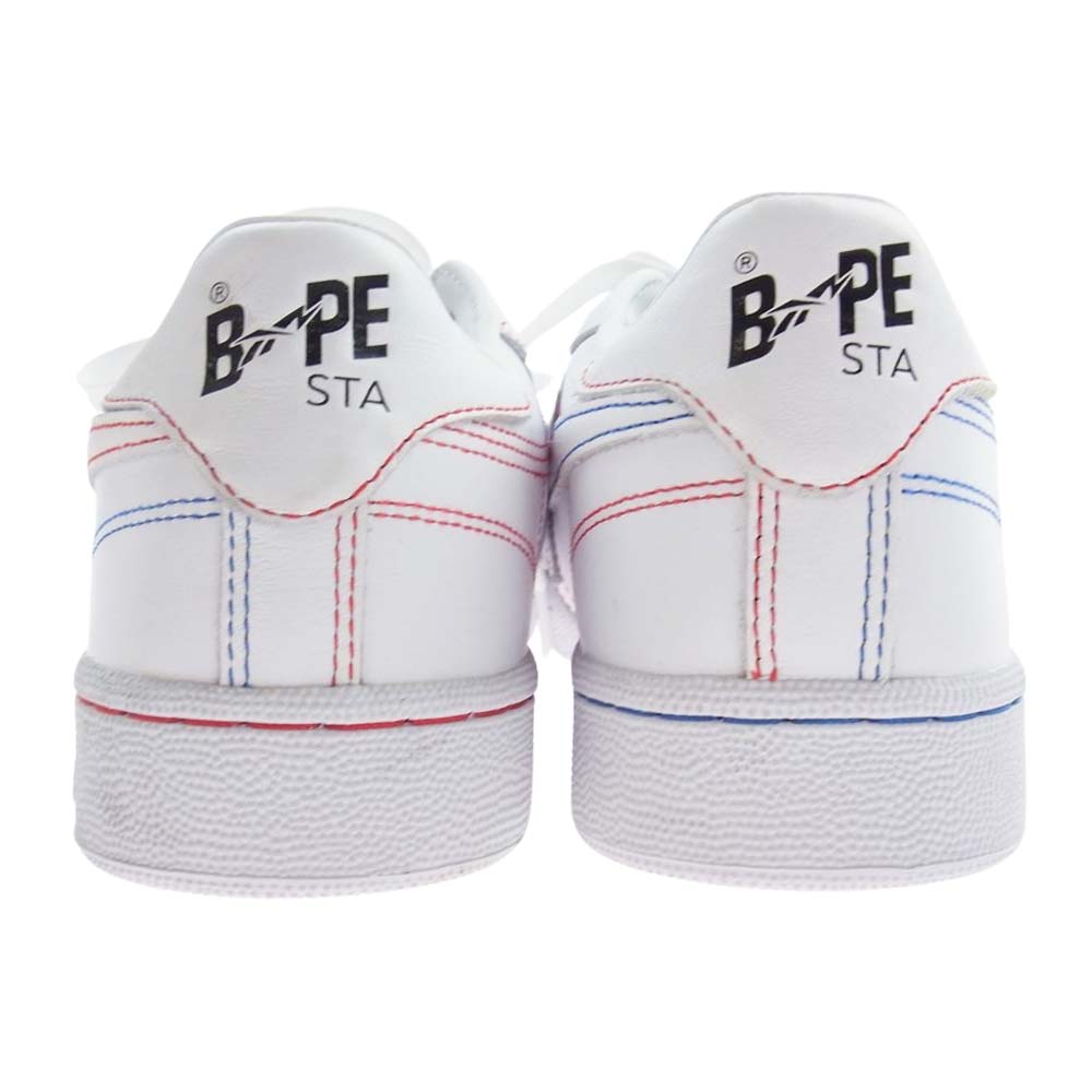 Reebok リーボック 1Y3501 × A BATHING APE アベイシングエイプ Bape ベイプ Club C クラブシー スニーカー ホワイト系 28cm【美品】【中古】