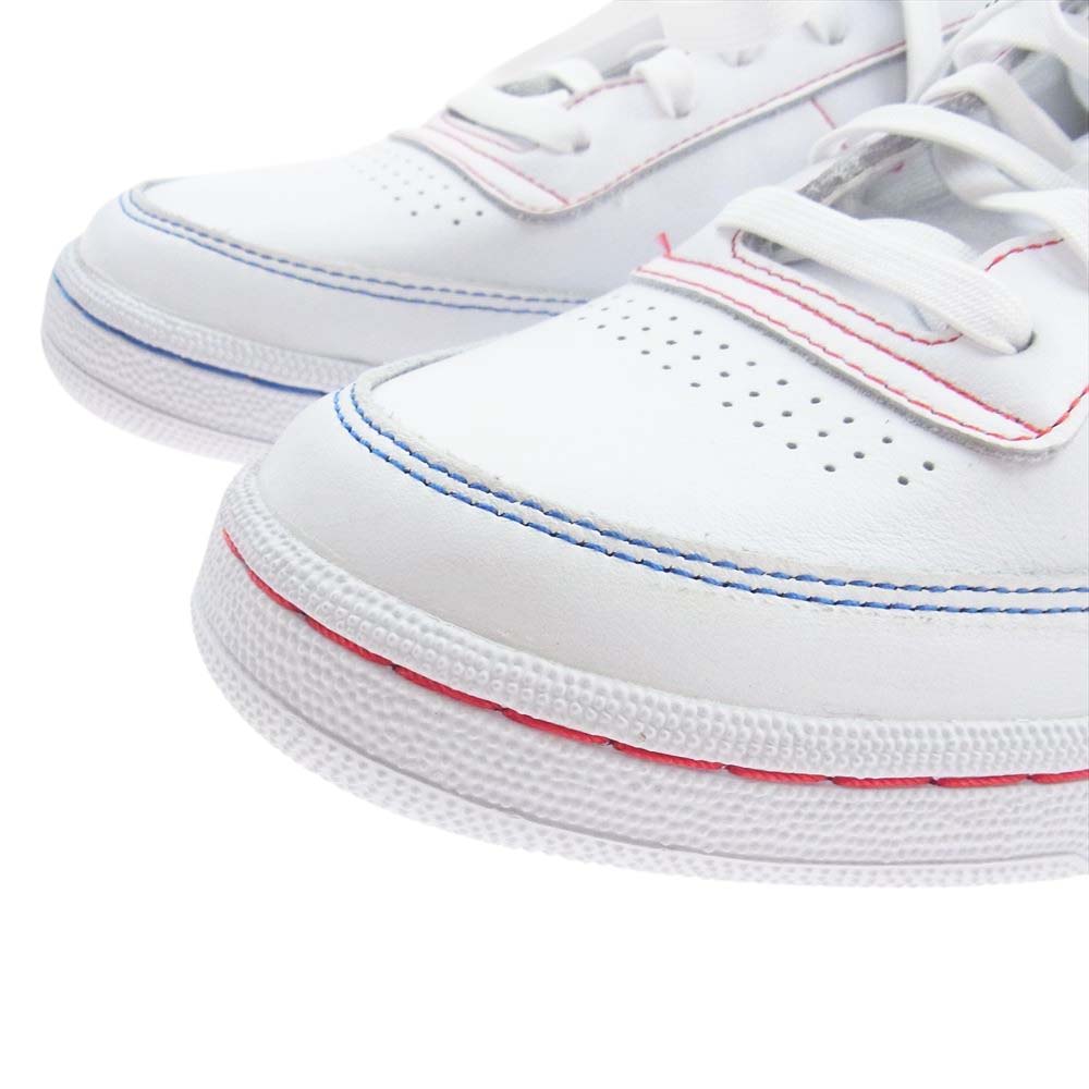 Reebok リーボック 1Y3501 × A BATHING APE アベイシングエイプ Bape ベイプ Club C クラブシー スニーカー ホワイト系 28cm【美品】【中古】