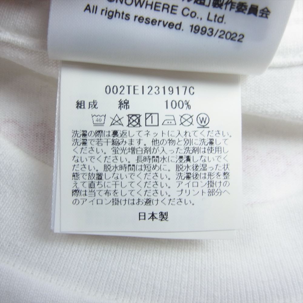 A BATHING APE アベイシングエイプ BAPE ベイプ × Dragon Ball SUPER SUPER HERO 超 Tee ドラゴンボールZ BABYMILO プリント 半袖 Tシャツ ホワイト ホワイト系 S【極上美品】【中古】