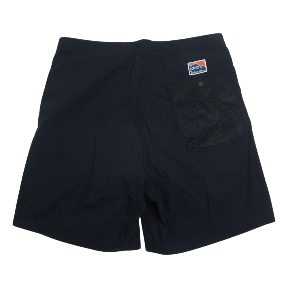 STANDARD CALIFORNIA スタンダードカリフォルニア リップストップ バックポケット メッシュ イージー ショーツ ハーフ パンツ ブラック系 32【中古】