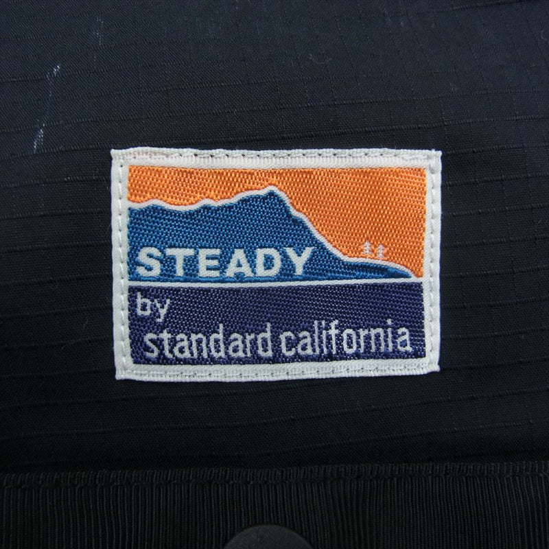 STANDARD CALIFORNIA スタンダードカリフォルニア リップストップ バックポケット メッシュ イージー ショーツ ハーフ パンツ ブラック系 32【中古】