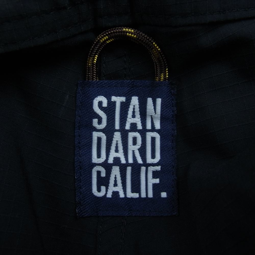 STANDARD CALIFORNIA スタンダードカリフォルニア リップストップ バックポケット メッシュ イージー ショーツ ハーフ パンツ ブラック系 32【中古】