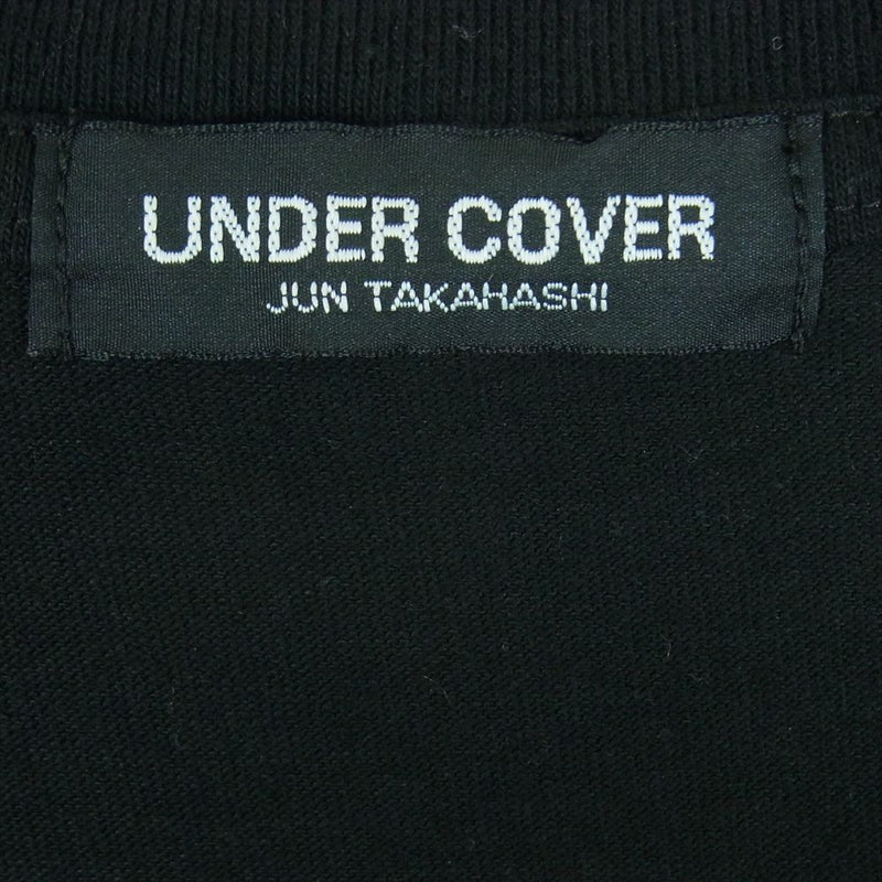 UNDERCOVER アンダーカバー SELLOUT キリスト ギター プリント 半袖 Tシャツ 日本製 ブラック系 2【中古】