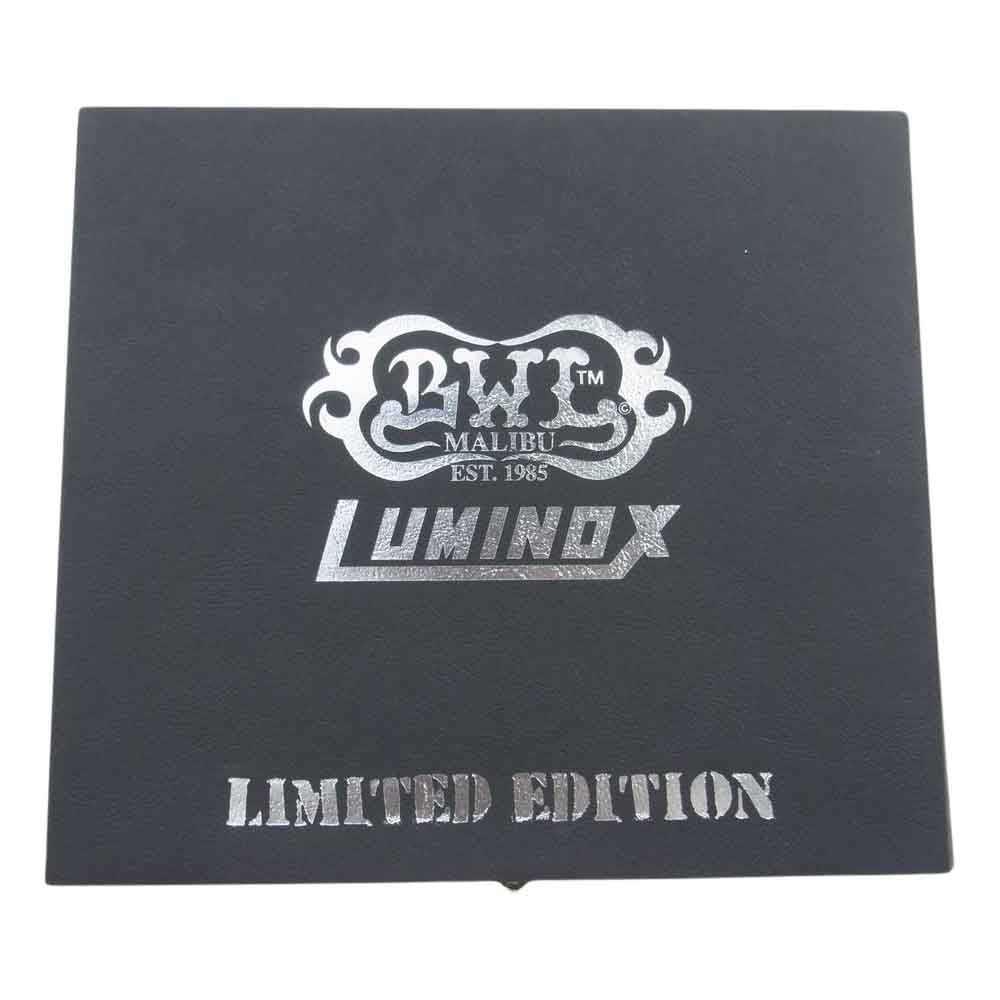 BILL WALL LEATHER ビルウォールレザー × LUMINOX  ギャランティ付属 V2 CAMO ルミノックス別注 2グッドラックスカル 時計 ウォッチ ブラック系【中古】