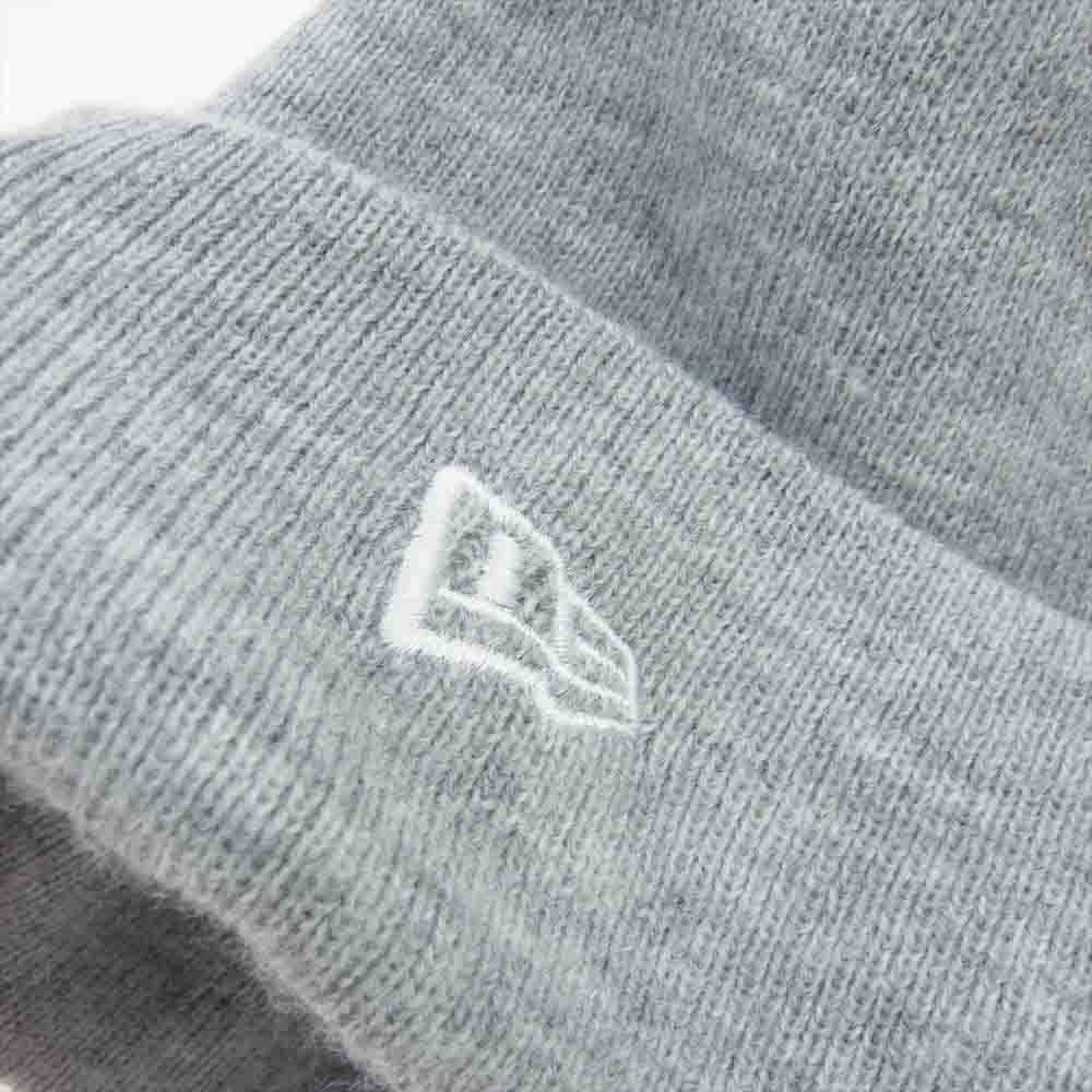 Supreme シュプリーム NEWERA BANDANA Box Logo Beanie ニューエラ バンダナ ボックスロゴ ビーニー ニット帽  グレー系【中古】
