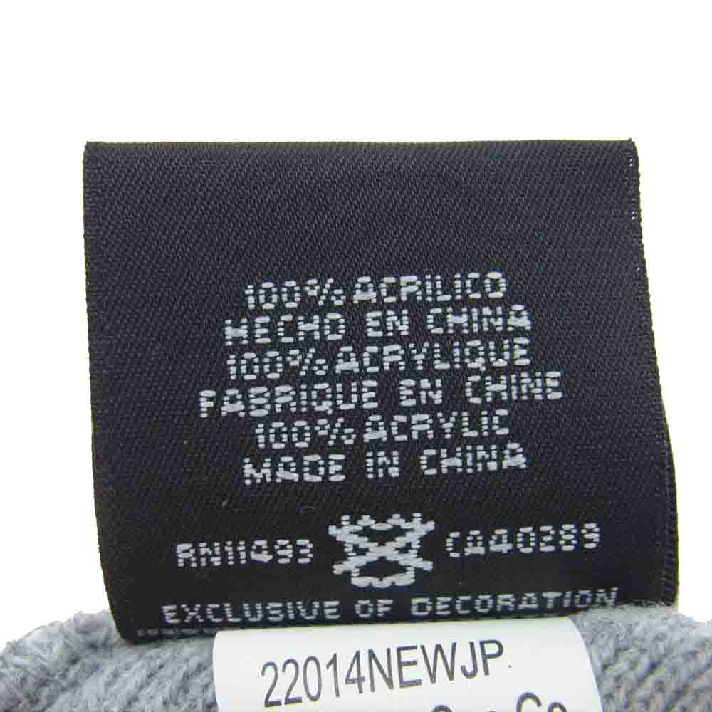 Supreme シュプリーム NEWERA BANDANA Box Logo Beanie ニューエラ バンダナ ボックスロゴ ビーニー ニット帽  グレー系【中古】