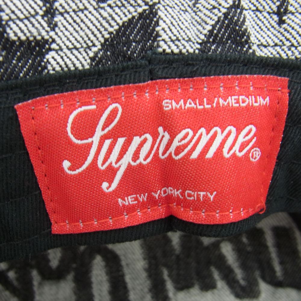 Supreme シュプリーム 22SS Fat Tip Jacquard Denim Hat ジャガード デニム バケットハット グレー系【中古】