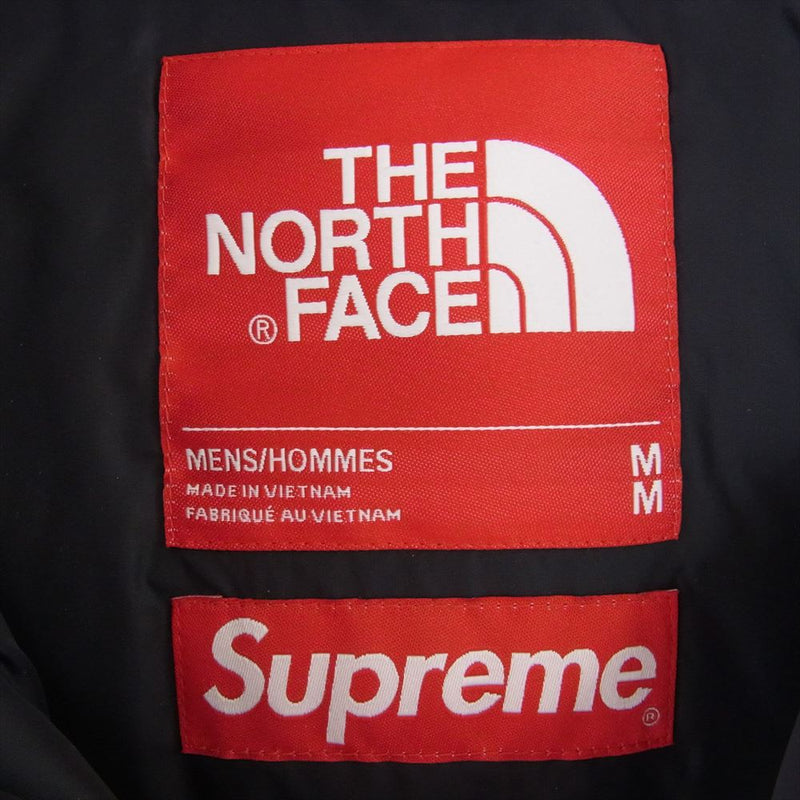 Supreme シュプリーム 23SS THE NORTH FACE Trompe Loeil Printed Nuptse Jacket ノース フェイス トロンプ ルイユ プリンティド ヌプシ ジャケット レッド系 ブラック系 M【新古品】【未使用】【中古】