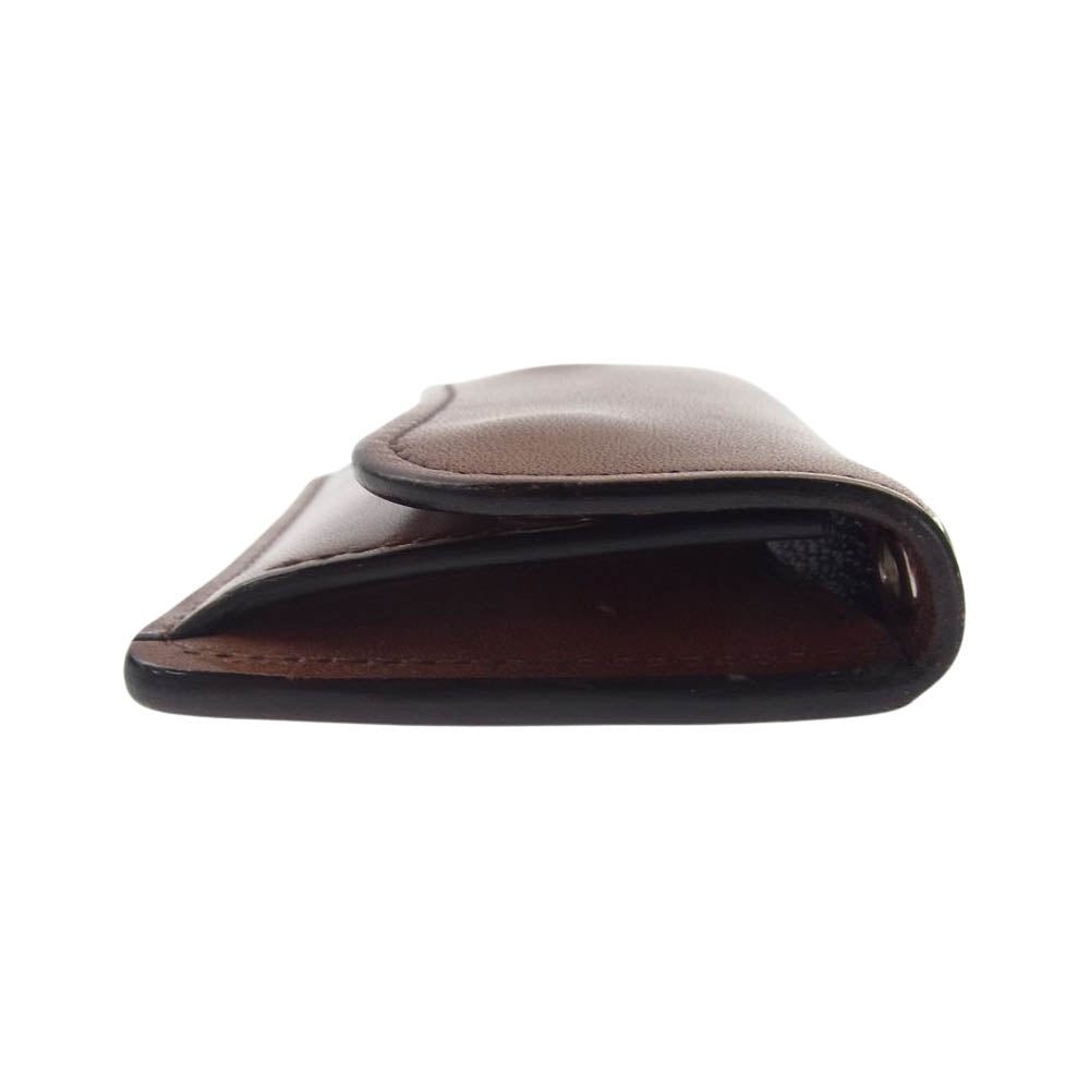 WILDSWANS ワイルドスワンズ TONGUE EYELE FGB DS タング フルグレインブライドルレザー コインケース 小銭入れ ブラウン系【中古】