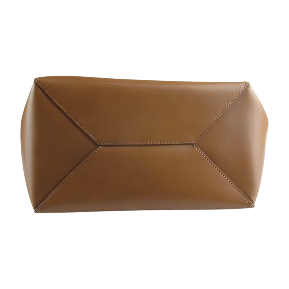ザンケッティ 2WAY TOTE レザー トートバッグ ライトブラウン系【中古】