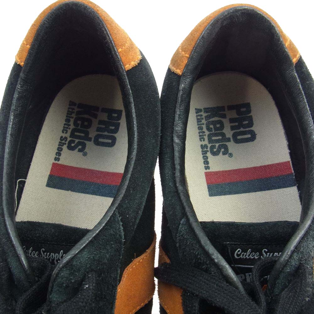 CALEE キャリー × PRO-KEDS Royal Plus プロケッズ ロイヤル プラス スニーカー ブラック系 27.5cm【中古】