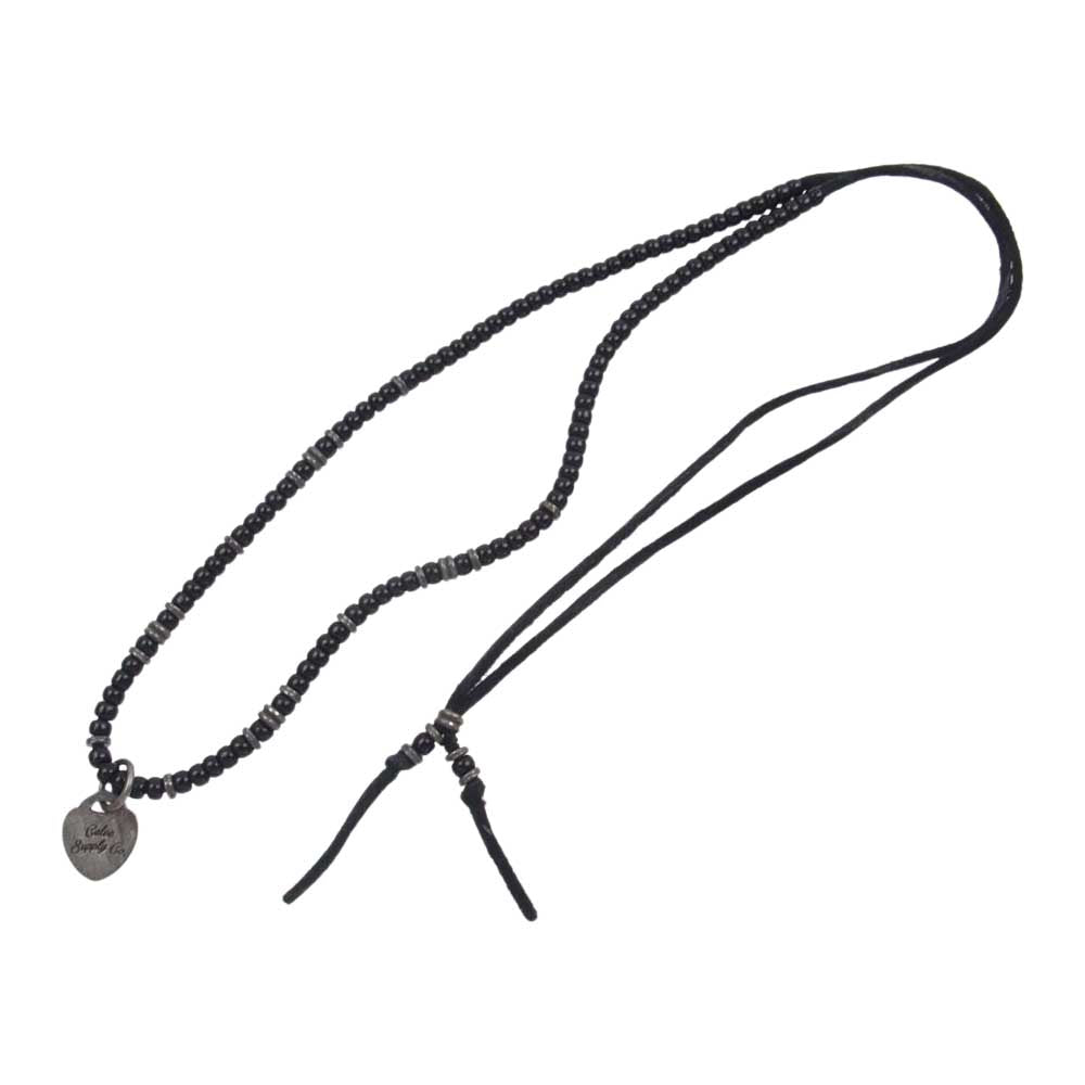 CALEE キャリー 17AW BEADS NECKLACE カラー ビーズ ネックレス ブラック  ブラック系【中古】