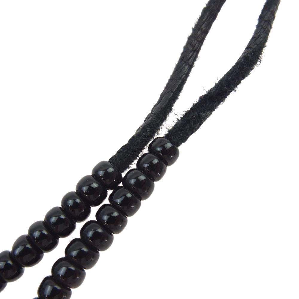 CALEE キャリー 17AW BEADS NECKLACE カラー ビーズ ネックレス ブラック  ブラック系【中古】