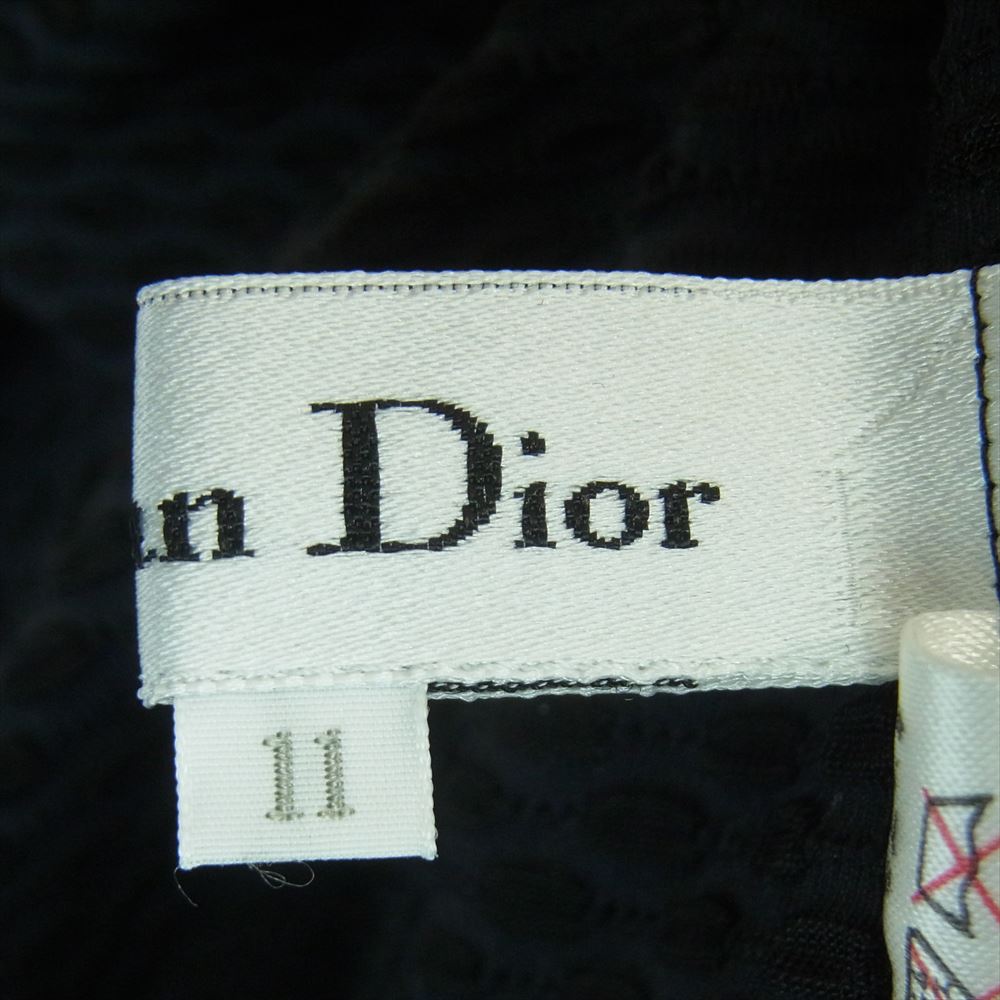 Christian Dior クリスチャンディオール BLP7K2500 ナイロン レーヨン ボートネック カットソー 半袖 ブラック系 11【中古】