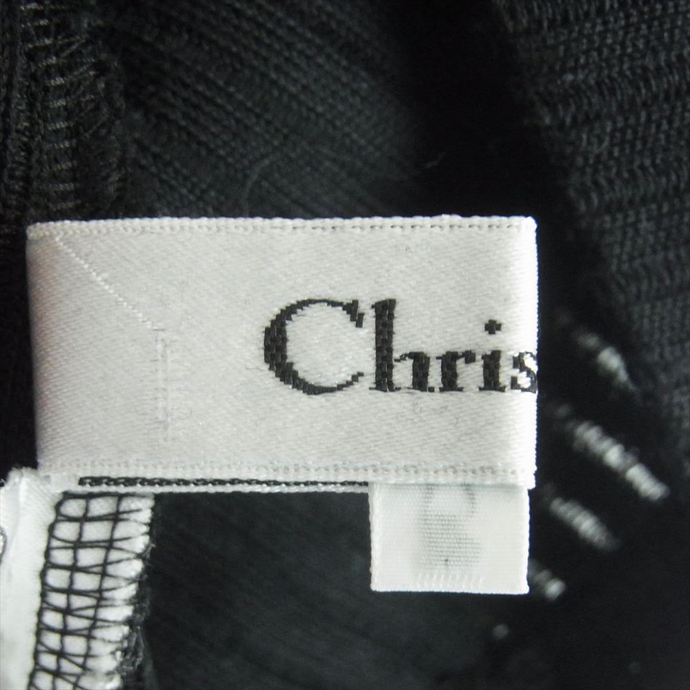 Christian Dior クリスチャンディオール BL3G15600 コットン リブ フレンチスリーブ カットソー 半袖 ブラック系 M【中古】