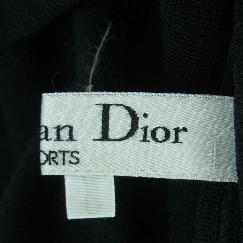 Christian Dior クリスチャンディオール P7K1804 SPORTS スポーツ コットン クルーネック カットソー 半袖 ブラック系 L【中古】