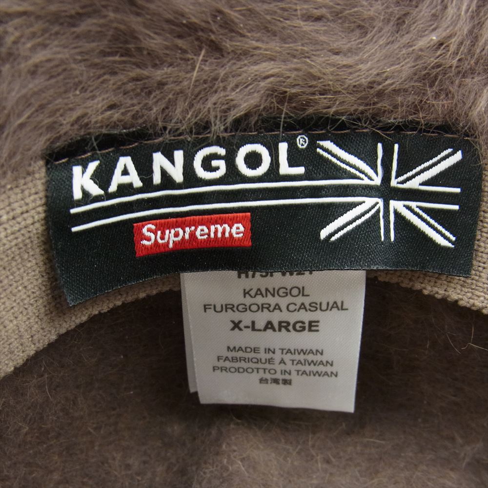 Supreme シュプリーム 21AW H75FW21 KANGOL カンゴール Furgora Casual ファーゴラ カジュアル ファー ハット 帽子 ブラウン系【中古】