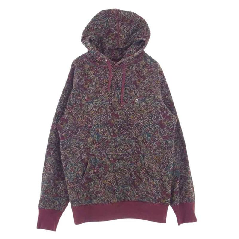 Supreme シュプリーム 11AW Paisley Pullover ペイズリー フーデッド スウェット プルオーバー パーカー マルチカラー系 L【中古】