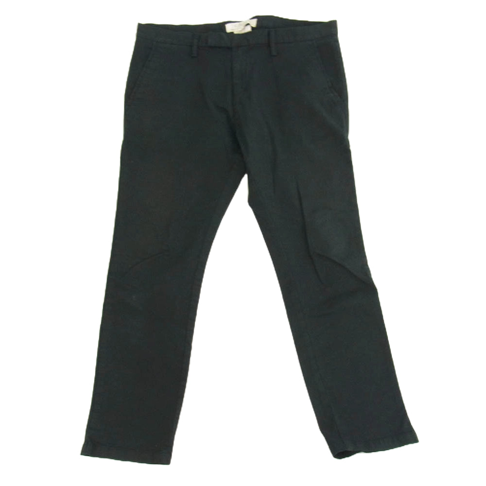 REMI RELIEF レミレリーフ テンセル混 ストレッチ チノ パンツ ネイビー系 L【中古】