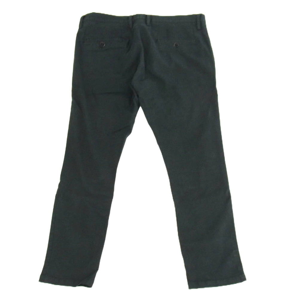 REMI RELIEF レミレリーフ テンセル混 ストレッチ チノ パンツ ネイビー系 L【中古】