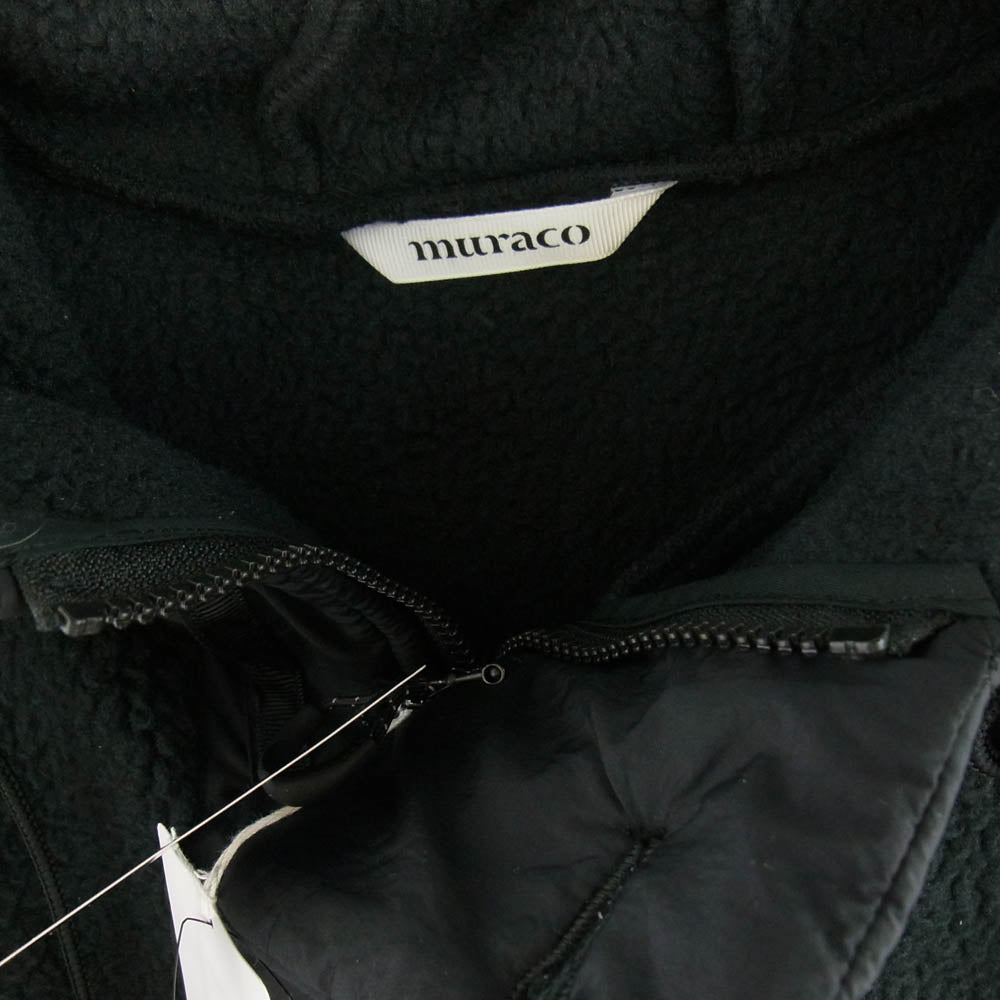 ムラコ フルジップ フリース ジャケット ブラック系 XL【極上美品】【中古】