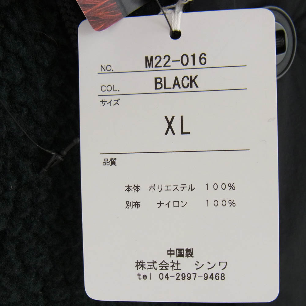 ムラコ フルジップ フリース ジャケット ブラック系 XL【極上美品】【中古】