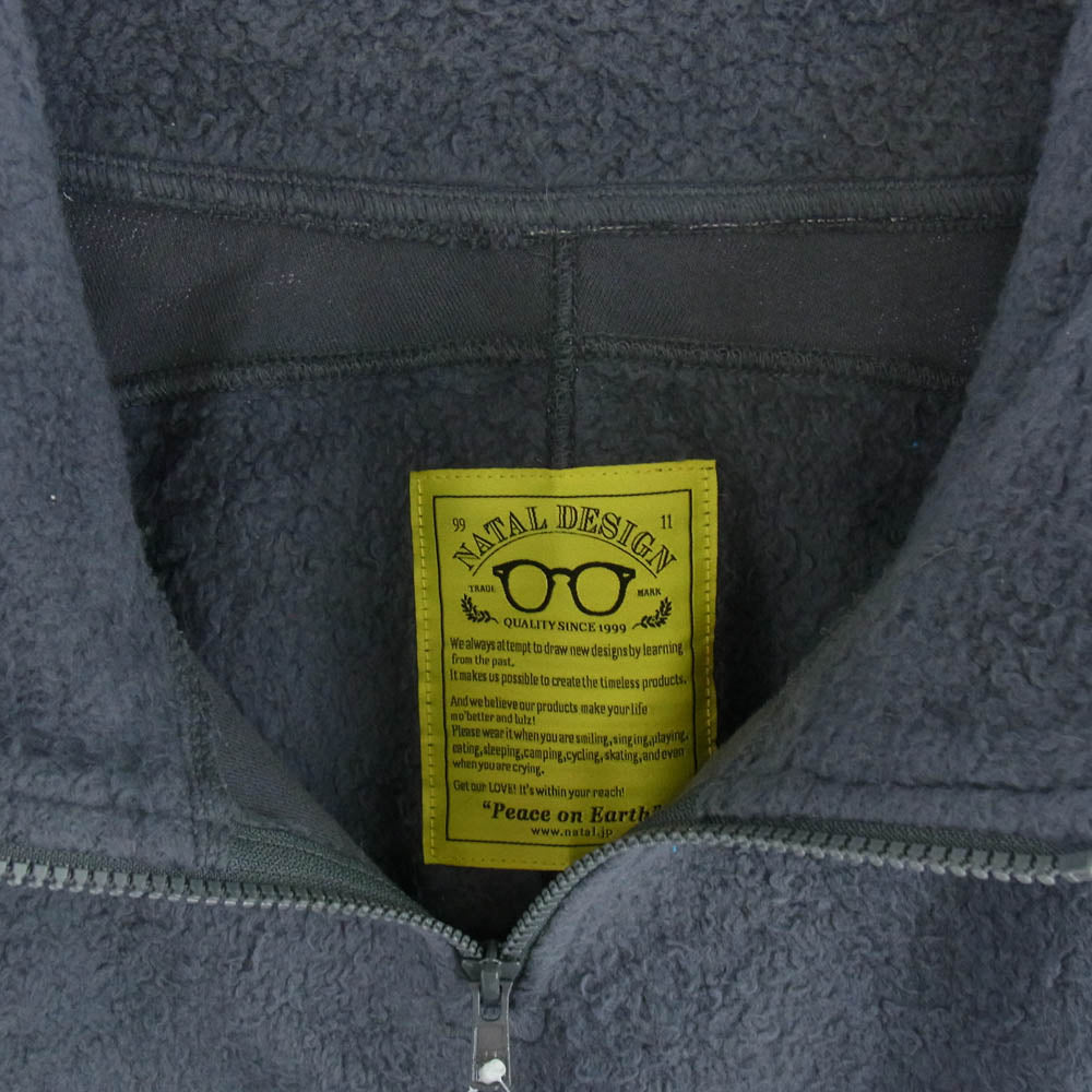 NATAL DESIGN ネイタルデザイン ND-TW-023 FILLMORE SHEEP SWEAT  フィルモア シープ フリース スウェット グレー系 チャコール系 L【極上美品】【中古】