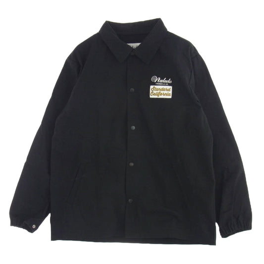 STANDARD CALIFORNIA スタンダードカリフォルニア × NALUTO TRUNKS ナルトトランクス コーチ ジャケット ブラック系 XL【中古】