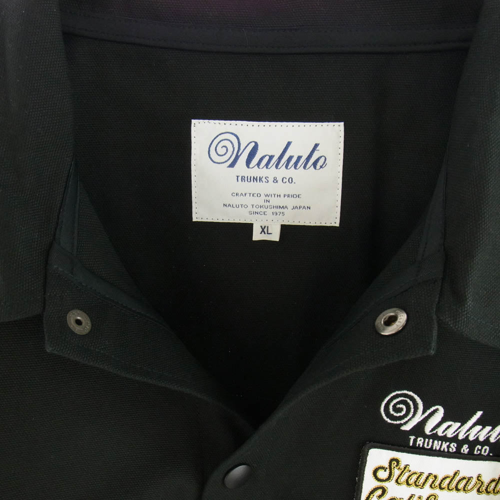 STANDARD CALIFORNIA スタンダードカリフォルニア × NALUTO TRUNKS ナルトトランクス コーチ ジャケット ブラック系 XL【中古】