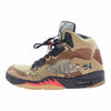 Supreme シュプリーム 15AW 824371-201 × Nike Air Jordan 5 Retro Desert Camo ナイキ エアジョーダン5 レトロ デザート カモ スニーカー マルチカラー系 27.5cm【中古】
