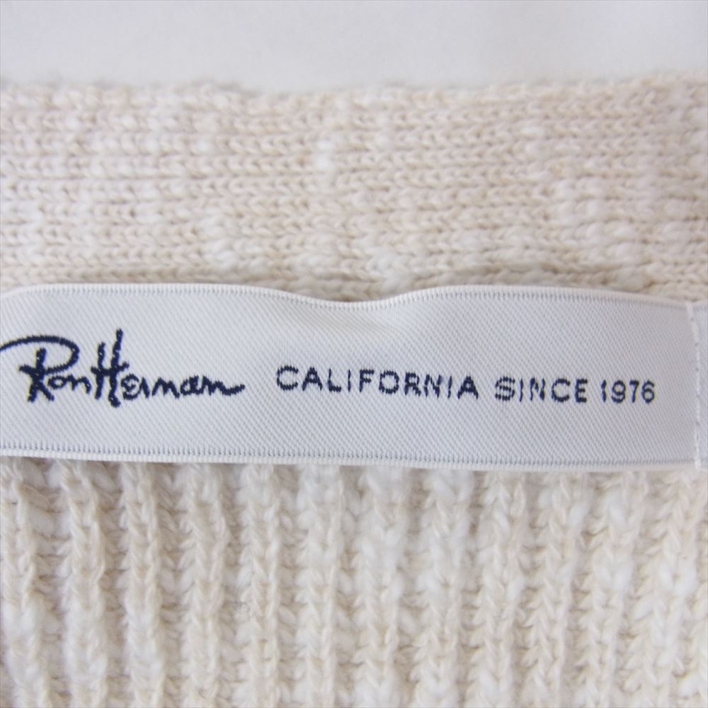 Ron Herman ロンハーマン コットン リネン カーディガン オフホワイト系 S【中古】