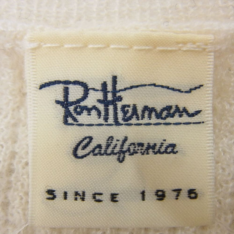Ron Herman ロンハーマン 322080058-1071 California カリフォルニア カシミヤ カシミア 100％ クルーネック ニット セーター オフホワイト系 S【中古】