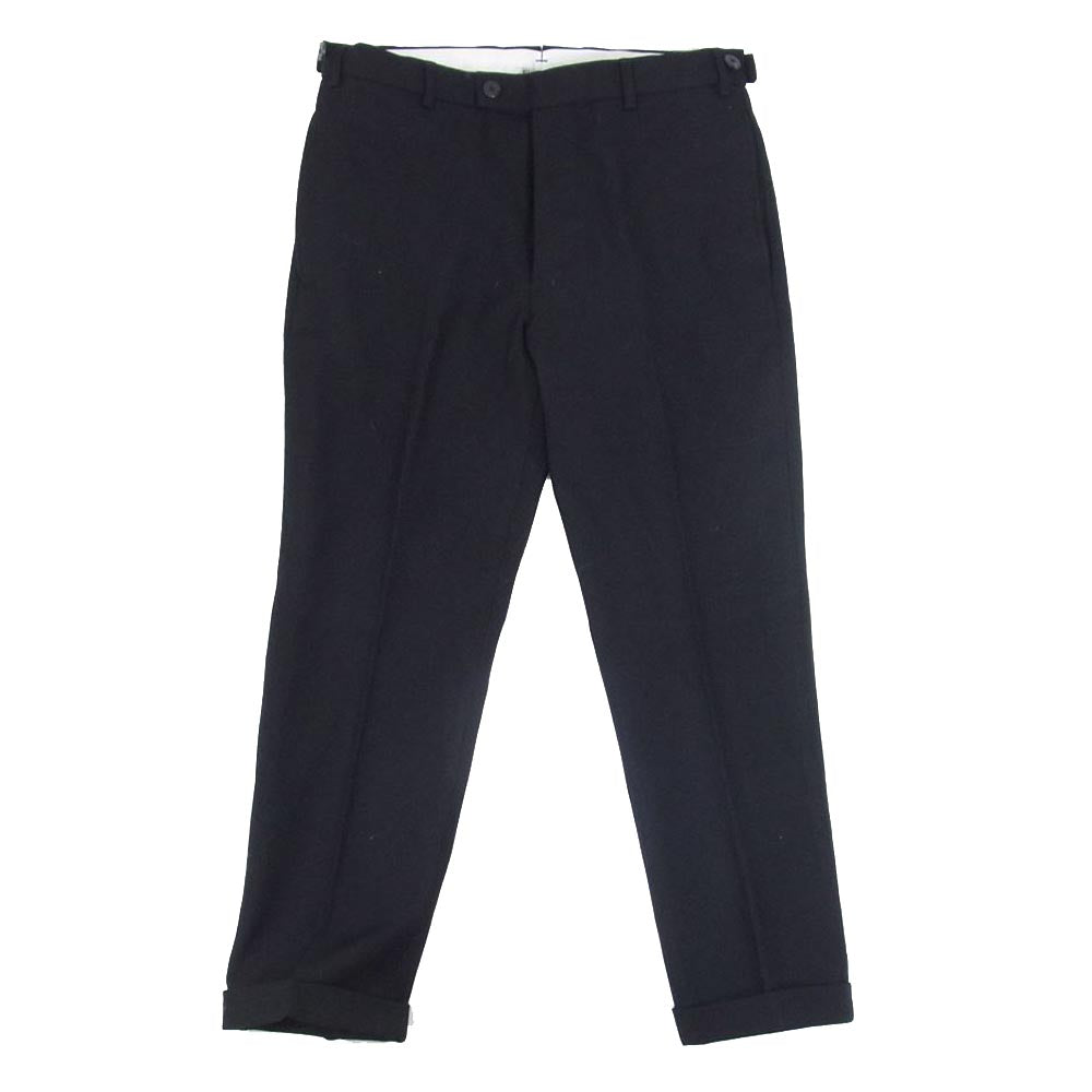 VISVIM ビズビム 15AW 0115205008027 HIGH-WATER SLACKS ハイ ウォーター ウール スラックスパンツ ブラック系 2【中古】