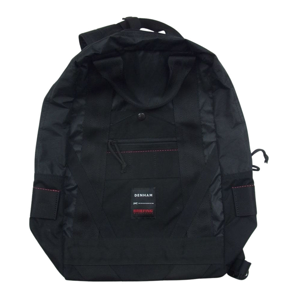 BRIEFING ブリーフィング DENHAM デンハム NYLON COMBI BP ナイロンコンビ バックパック ブラック系【中古】