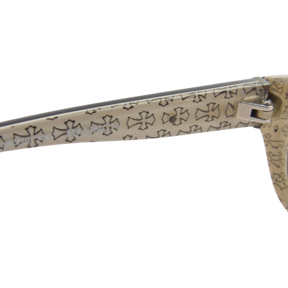 CHROME HEARTS クロムハーツ（原本無） BAUNCH 54□16-138 メガネ 眼鏡 レザーケース付属 ブラウン系【中古】
