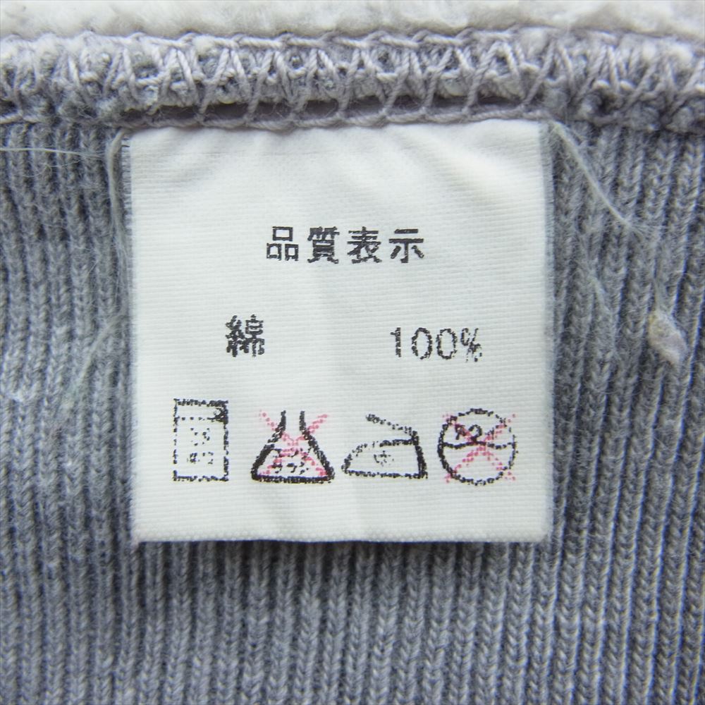THE FLAT HEAD ザフラットヘッド Hooded Sweatshirt ネイティブ柄 長袖 フルジップ スウェット パーカー グレー系 M【中古】
