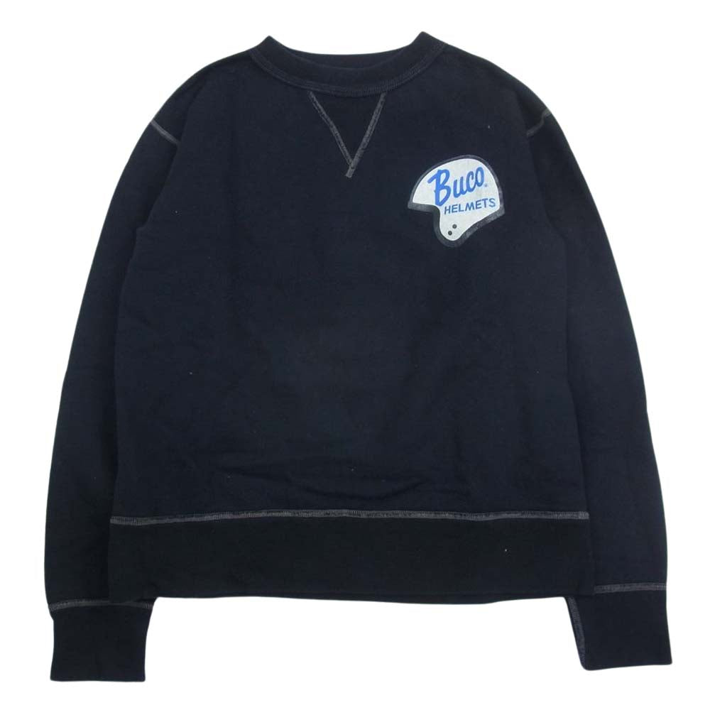 BUCO ブコ McCOYS マッコイズ BUCO プリント スウェット  ブラック系 S【中古】