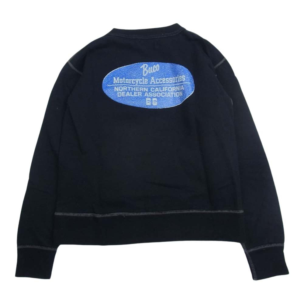 BUCO ブコ McCOYS マッコイズ BUCO プリント スウェット  ブラック系 S【中古】