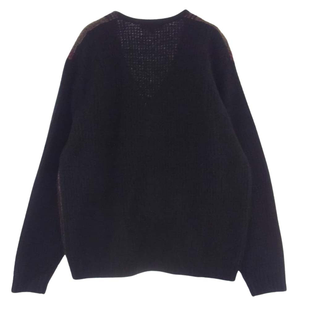 Supreme シュプリーム Brushed Grid Cardigan ブラッシュド グリッド セーター マルチカラー系 L【中古】