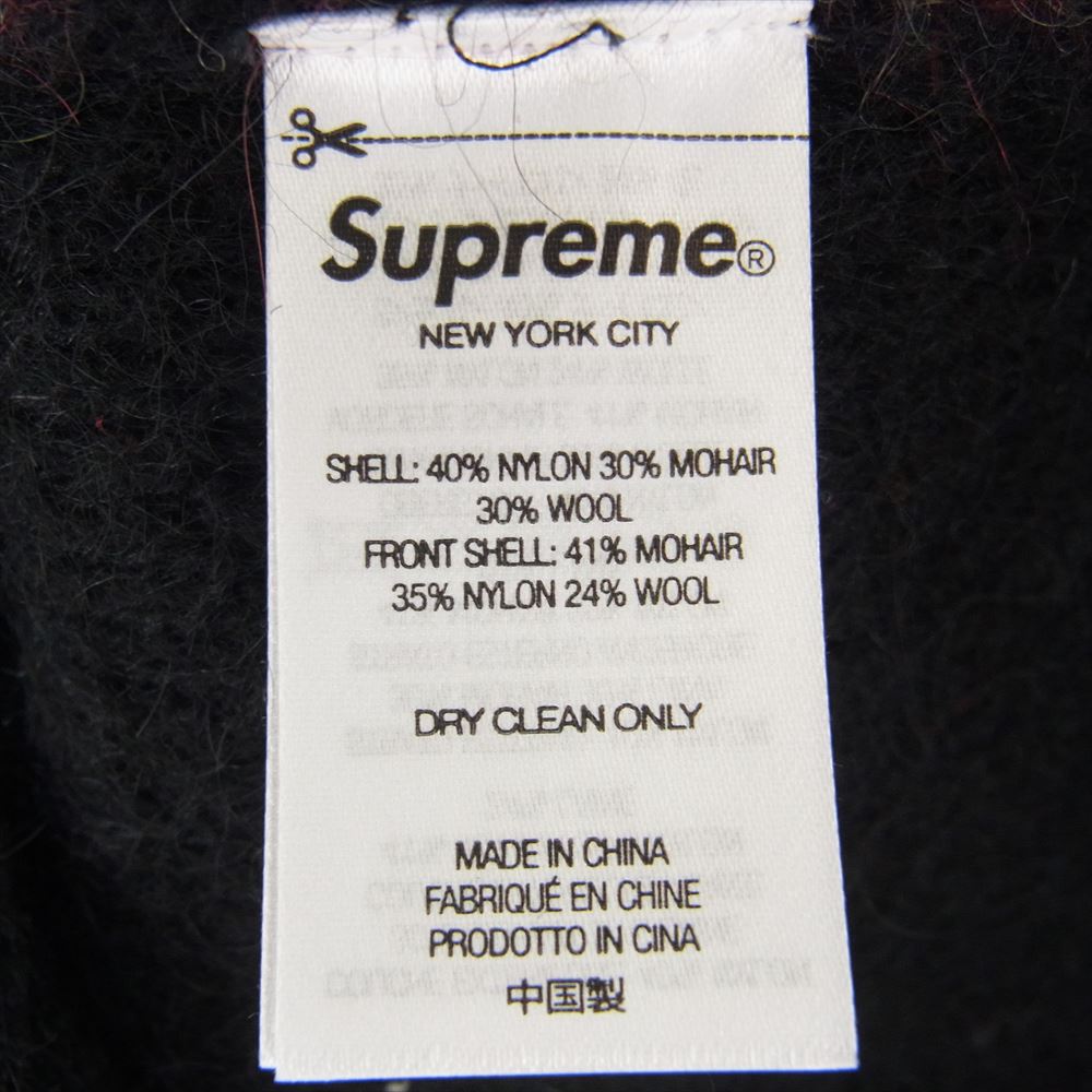Supreme シュプリーム Brushed Grid Cardigan ブラッシュド グリッド セーター マルチカラー系 L【中古】