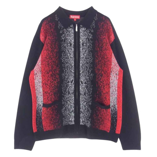 Supreme シュプリーム 22SS Gradient Stripe Zip Up Cardigan ジップ ニットカーディガン マルチカラー系 L【新古品】【未使用】【中古】