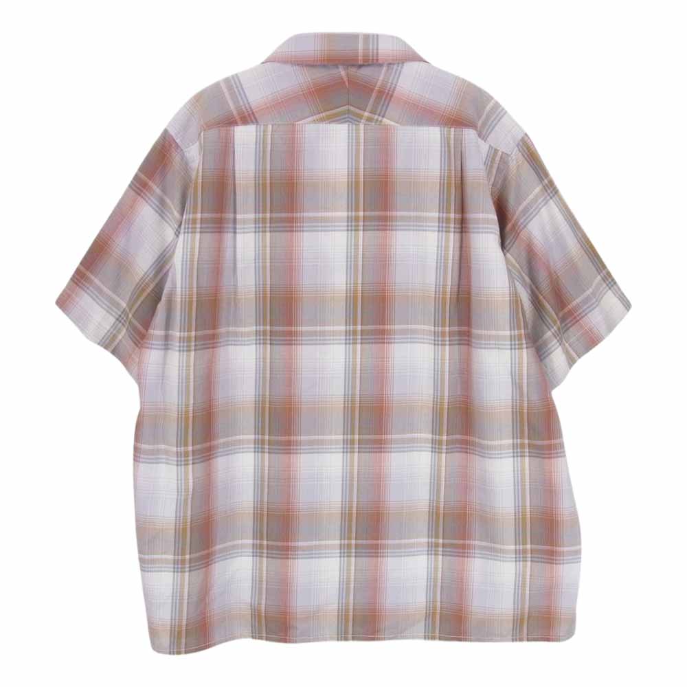 PENDLETON ペンドルトン 1275-4205 チェック 半袖 シャツ ブラウン系 M【中古】