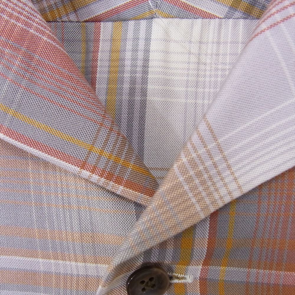 PENDLETON ペンドルトン 1275-4205 チェック 半袖 シャツ ブラウン系 M【中古】